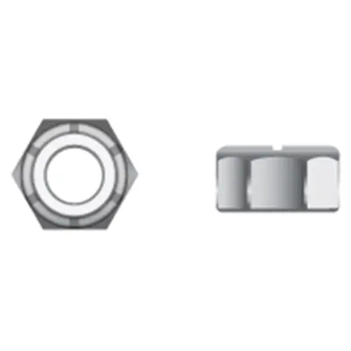 6-32 Stainless Steel Nylon Insert Locknuts, 10-Pack 6-32 Stainless Steel Nylon Insert Locknuts, 10-Pack