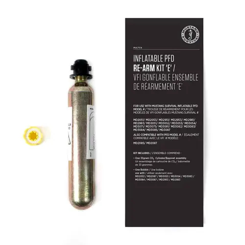 Inflatable Life Jacket Rearming Kit, Automatic/Manual, 33 g., Bayonet Inflatable Life Jacket Rearming Kit, Automatic/Manual, 33 g., Bayonet