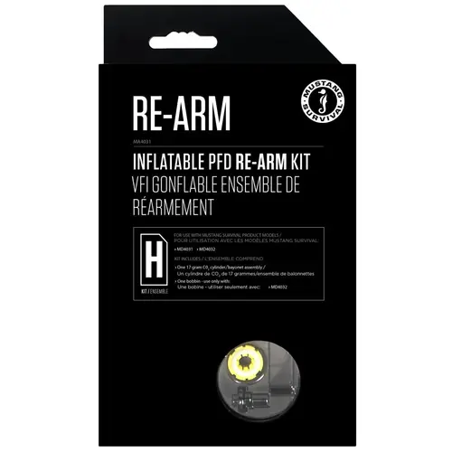 Type H (MIT 70) Inflatable Life Jacket Rearming Kit, Manual/Automatic, 16 g. Type H (MIT 70) Inflatable Life Jacket Rearming Kit, Manual/Automatic, 16 g.