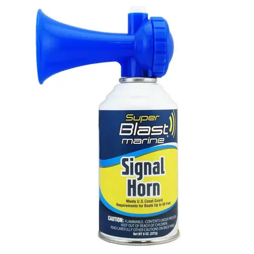 Super Blast Marine Signal Horn, 8 oz. Super Blast Marine Signal Horn, 8 oz.