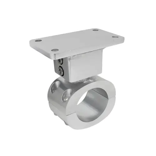 Folding Antenna Mounting Plate with Universal Inserts, Polished Folding Antenna Mounting Plate with Universal Inserts, Polished