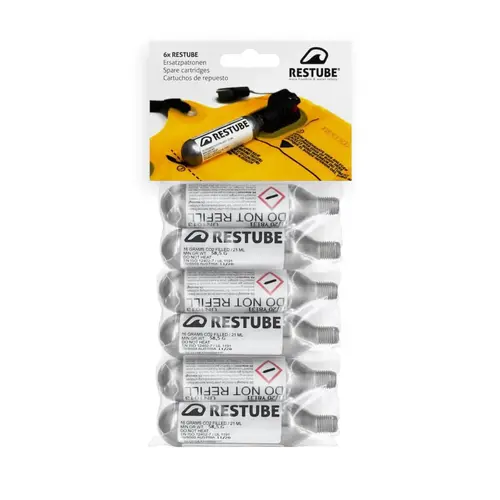 RESTUBE CO2 cartridges (16 g) 6 Pack for Restube Safety Buoy RESTUBE CO2 cartridges (16 g) 6 Pack for Restube Safety Buoy