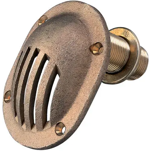 1" Bronze Intake Strainer for 2 1/2" Max. Thru-Hull 1" Bronze Intake Strainer for 2 1/2" Max. Thru-Hull