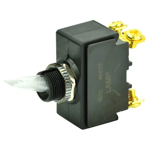 Lighted Toggle Switch, Off/On, SPST Lighted Toggle Switch, Off/On, SPST