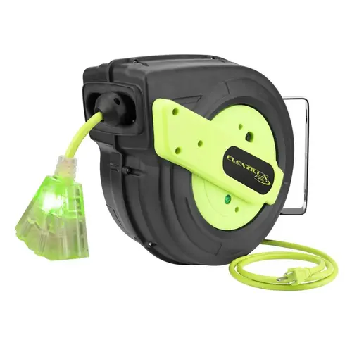 Flexzilla Pro Retractable Extension Cord Reel 12/3 AWG 60 ft Flexzilla Pro Retractable Extension Cord Reel 12/3 AWG 60 ft