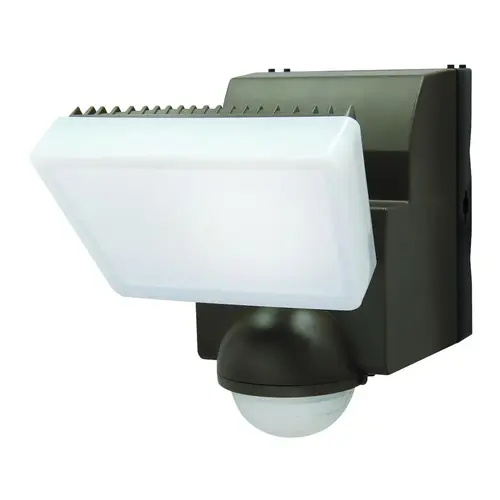 Bronze 500 Lm. LED Motion Sensing Battery Operated 1-Head Security Light Fixture Bronze 500 Lm. LED Motion Sensing Battery Operated 1-Head Security Light Fixture