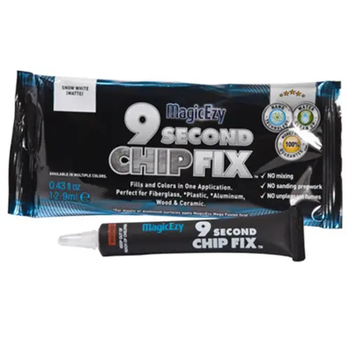 9-Second 1-Part Chip Fix Gelcoat Repair White 9-Second 1-Part Chip Fix Gelcoat Repair White