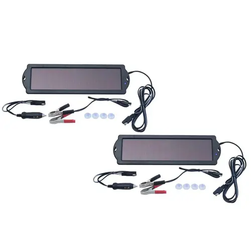 12-Volt Solar Battery Maintainers, 2-Pack 12-Volt Solar Battery Maintainers, 2-Pack