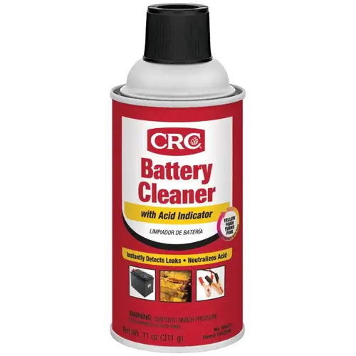 CRC Battery Cleaner with Acid Indicator, 11 Wt Oz CRC Battery Cleaner with Acid Indicator, 11 Wt Oz