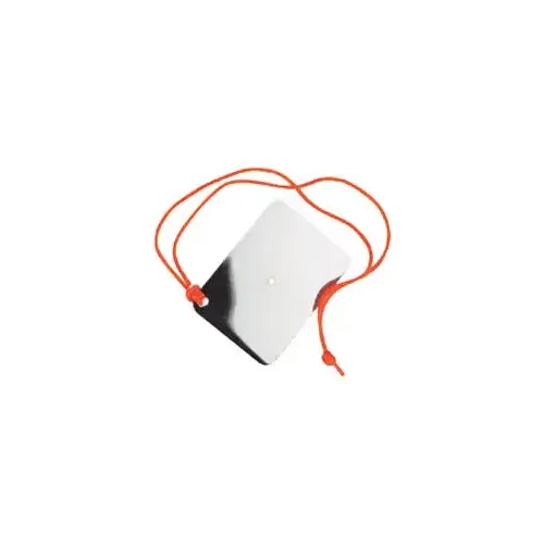 Signaling Mirror with Lanyard Silver Signaling Mirror with Lanyard Silver