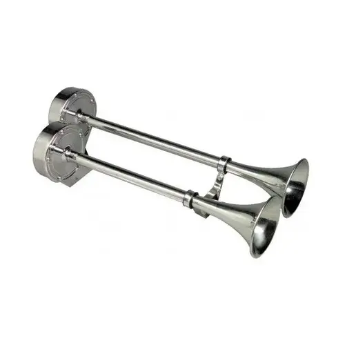 24V Deluxe Stainless Steel Dual Trumpet 24V Deluxe Stainless Steel Dual Trumpet