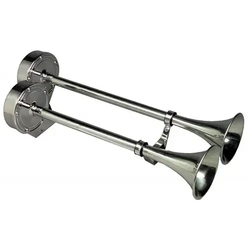 Deluxe Stainless Steel Waterproof Shorty Dual Trumpet Deluxe Stainless Steel Waterproof Shorty Dual Trumpet