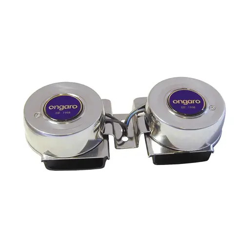 Stainless Steel Waterproof Mini Compact Twin Horn Stainless Steel Waterproof Mini Compact Twin Horn