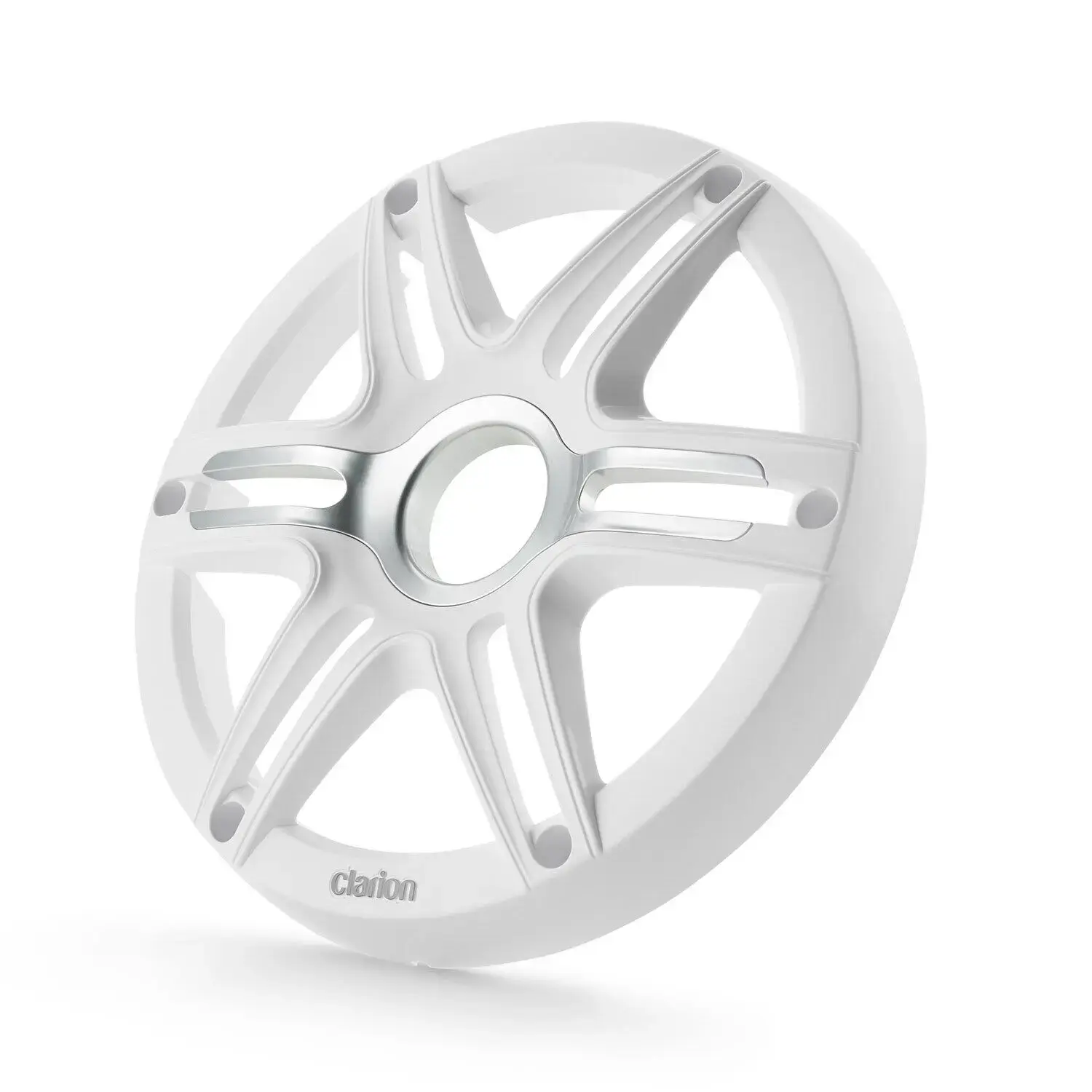 CLARION MARINE AUDIO CMGP-101-SG Gunmetal Subwoofer Grille for CMSP-101RGB Models Only White 92624 CLARION MARINE AUDIO CMGP-101-SG Gunmetal Subwoofer Grille for CMSP-101RGB Models Only White 92624