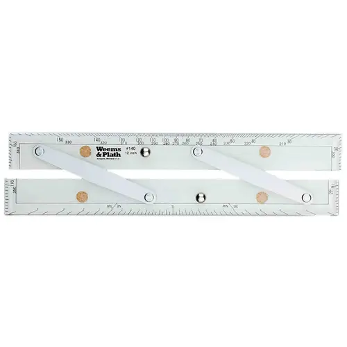 12" Brushed Aluminum Arms Parallel Rule 12" Brushed Aluminum Arms Parallel Rule