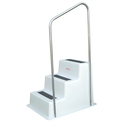Three-Step Handrail Silver Three-Step Handrail Silver