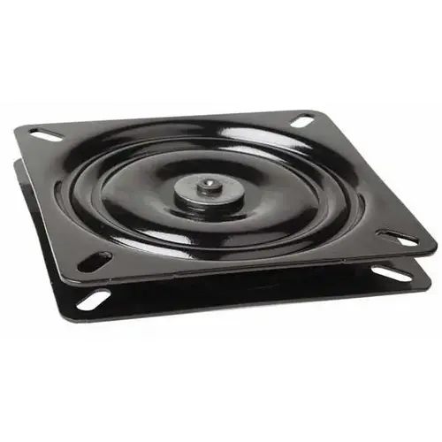 Black Powder Coated Seat Swivel, 0 degree Tilt Black Powder Coated Seat Swivel, 0 degree Tilt