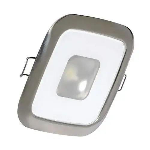 Square Mirage Down Light, 380 Lumen, Warm White, Polished Finish Square Mirage Down Light, 380 Lumen, Warm White, Polished Finish