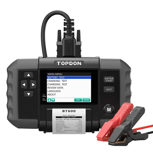 12V Battery & 12V/24V System Tester w/Built-in Printer 12V Battery & 12V/24V System Tester w/Built-in Printer