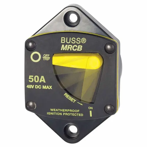 187 Series Thermal 50A Circuit Breaker Panel Mount 187 Series Thermal 50A Circuit Breaker Panel Mount