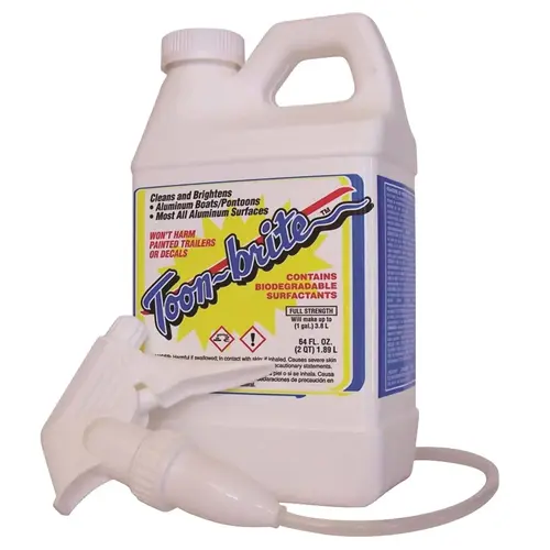 Toon-Brite Pontoon and Aluminum Cleaner, 1/2 Gallon Toon-Brite Pontoon and Aluminum Cleaner, 1/2 Gallon
