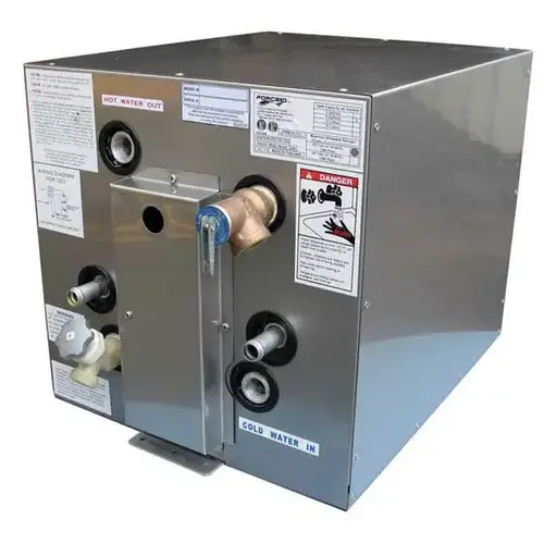 6 Gallon Front/Rear Mount Water Heater with Heat Exchanger, 120V 6 Gallon Front/Rear Mount Water Heater with Heat Exchanger, 120V