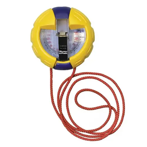 Hand Bearing Compass Yellow with White Card Hand Bearing Compass Yellow with White Card