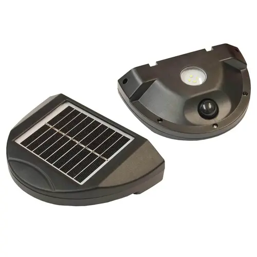 Motion Sensor Solar LED Overhead Light Black Motion Sensor Solar LED Overhead Light Black