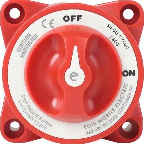 e-Series 350A Battery Switch Off/On e-Series 350A Battery Switch Off/On