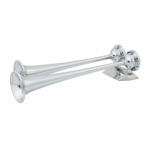 24V Chrome Dual Trumpet Air Horn 24V Chrome Dual Trumpet Air Horn