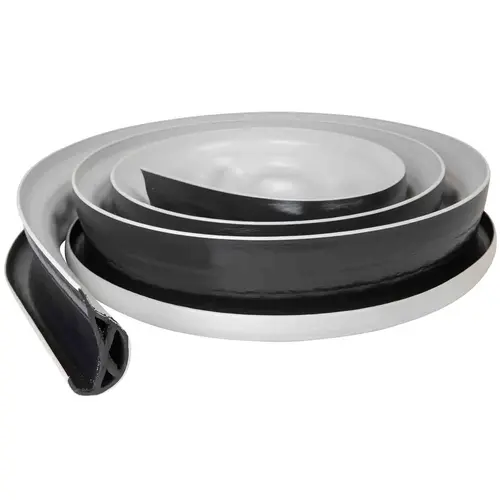 3 1/8" X 2" P-Shape, Packaged as 10 ft Coil White 3 1/8" X 2" P-Shape, Packaged as 10 ft Coil White