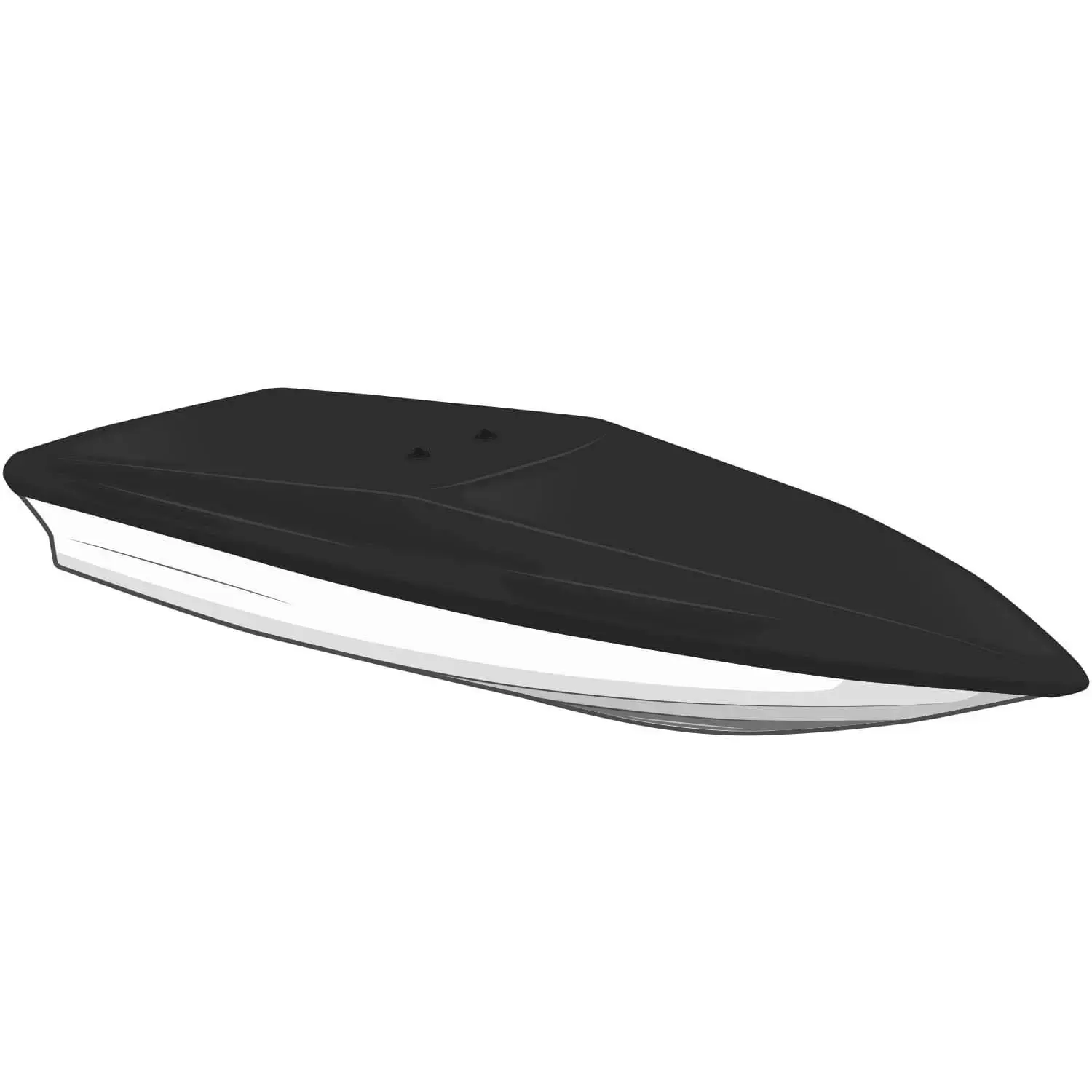 WESTLAND Exact Fit Boat Cover For 1987-2011 Sleekcraft 28 Enforcer NO Arch- Sunbrella - Charcoal Tweed SK3314A07