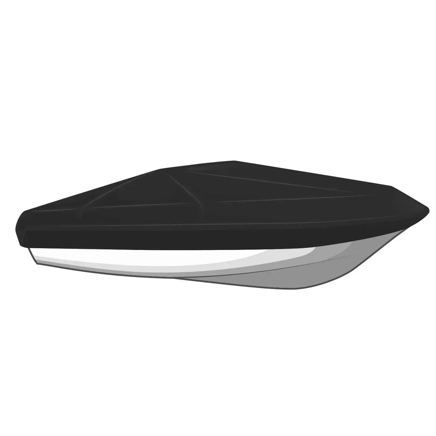 WESTLAND Exact Fit Boat Cover For 2005-2008 VIP Viva II 184 SBR W/Ext. Platform I/O- Sunbrella - Pacific Blue VP66169A01