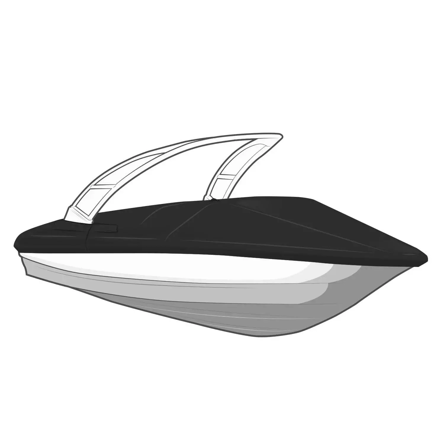 WESTLAND Exact Fit Boat Cover For 2009 Correct Craft Crossover Nautique 236 W/Flight Control III Tower Covers Extended Swim Platform- Shark CO28312S04 WESTLAND Exact Fit Boat Cover For 2009 Correct Craft Crossover Nautique 236 W/Flight Control III Tower Covers Extended Swim Platform- Shark CO28312S04