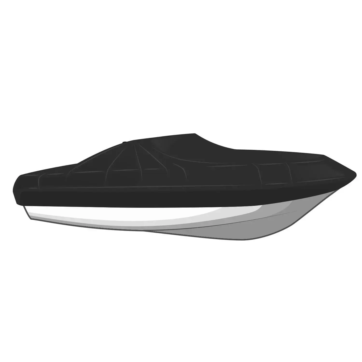 WESTLAND Select Fit Boat Cover for Conventional V-Hull Runabout - 20ft6in-21ft5in BEAM 102in O/B- Sunbrella - Jockey Red V121XA03