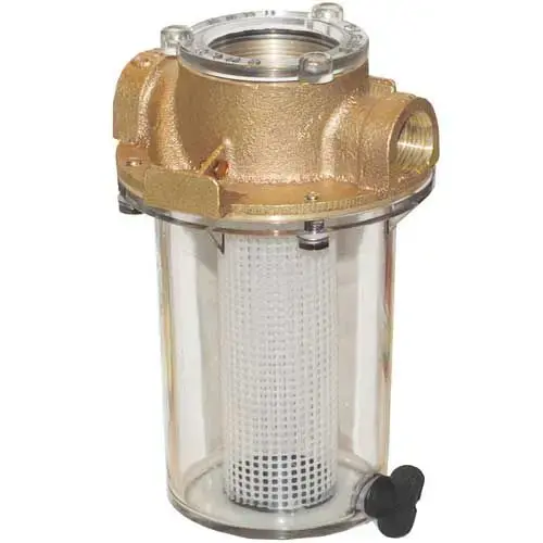 1/2" ARG Raw Water Strainer with Plastic Basket 1/2" ARG Raw Water Strainer with Plastic Basket