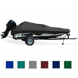 TAYLOR MADE PRODUCTS Angled Transom Bass Boat Cover OB Pacific Blue Hot Shot 18 ft5-19 ft4 96 Beam 88104OB