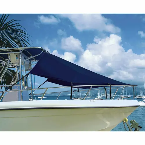 T-Top Shade, 7 ft Long x 102" Wide, Navy T-Top Shade, 7 ft Long x 102" Wide, Navy