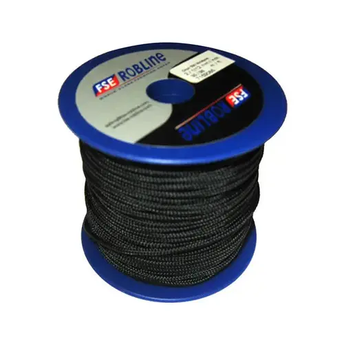 3mm Polyester Braid Mini-Spool, Black 3mm Polyester Braid Mini-Spool, Black
