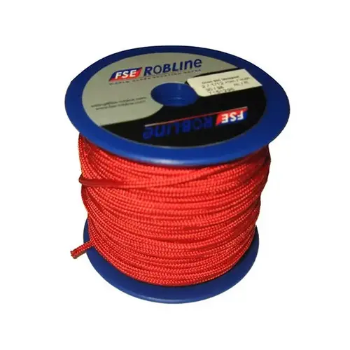 2mm Polyester Braid Mini-Spool, Red 2mm Polyester Braid Mini-Spool, Red