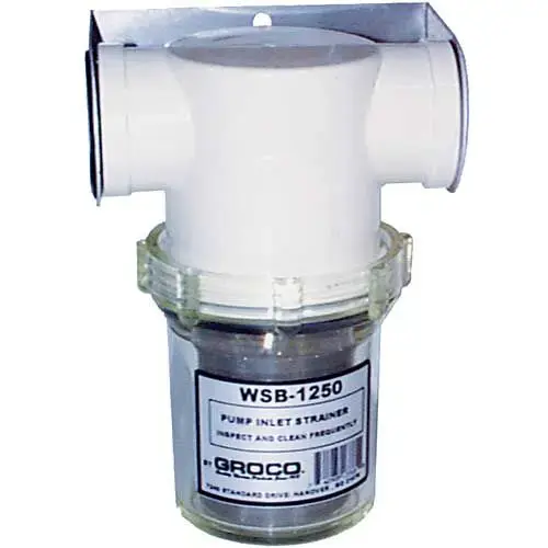 Inline Water Strainer, 3/4" Port Sizes Inline Water Strainer, 3/4" Port Sizes