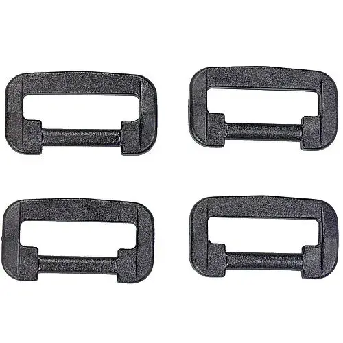 Snaphook Retainers for 1" Web Black Snaphook Retainers for 1" Web Black