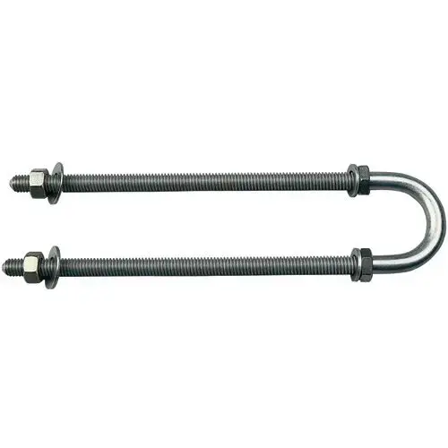 3-1/2" Thread Length Bow Eye, 3/8" Thread Dia., 1" Width of Eye, Backing Plate Included 3-1/2" Thread Length Bow Eye, 3/8" Thread Dia., 1" Width of Eye, Backing Plate Included