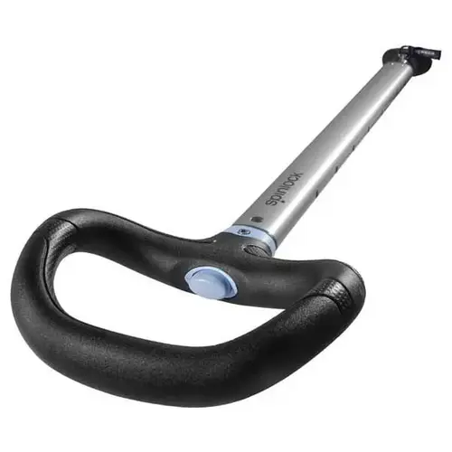 EA Asymmetric Grip Tiller Extension, Silver EA Asymmetric Grip Tiller Extension, Silver