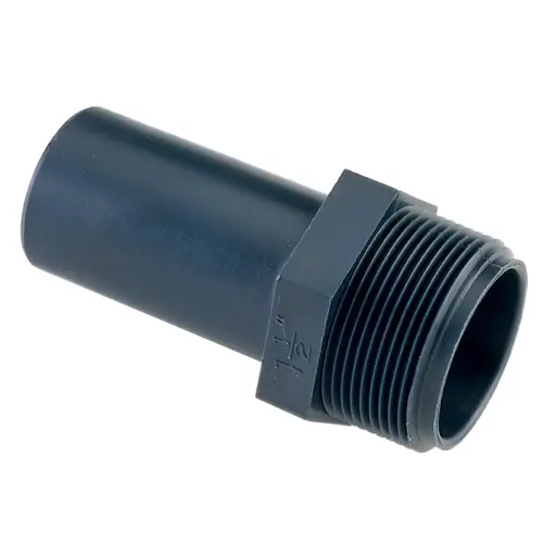 Straight Sanitation Hose Fitting, 1-1/2" MP Thread Straight Sanitation Hose Fitting, 1-1/2" MP Thread