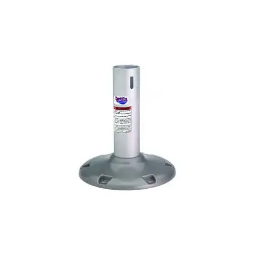 15" Fixed Height Extension Post for Swivl-eze Pedestal System Silver 15" Fixed Height Extension Post for Swivl-eze Pedestal System Silver