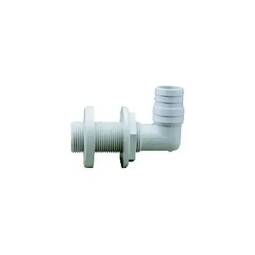 90 degree Thru-Hull Fitting, 1 1/4" ID Hose 90 degree Thru-Hull Fitting, 1 1/4" ID Hose
