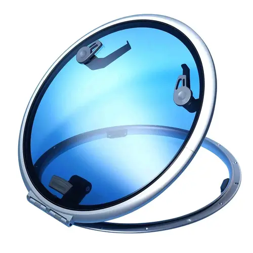 Low Profile Round Hatch, Size 18, Smoke Gray Low Profile Round Hatch, Size 18, Smoke Gray