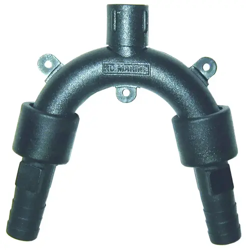 Marelon Vented Loop, 1" Hose Barb, 7"H x 9"W Marelon Vented Loop, 1" Hose Barb, 7"H x 9"W