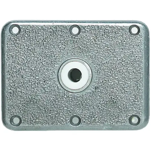 6" x 8" Stainless Steel Base Plate for 3/4" Pedestal Silver 6" x 8" Stainless Steel Base Plate for 3/4" Pedestal Silver